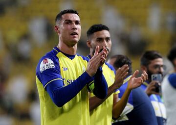Neves' international teammate Cristiano Ronaldo plays for Al Nassr, Al Hilal's main rivals. 