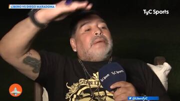 Maradona, tras estar tres días de fiesta: "Me llevaron los OVNIS"