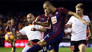 El Eibar puede perder un mes a Gálvez por una lesión muscular