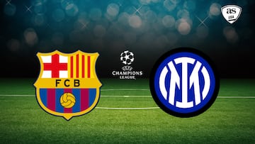 Champions League game between Barcelona and Inter of Milan