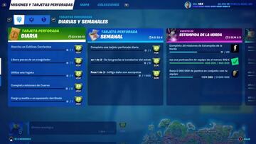 Las misiones diarias de la Temporada 8 de Fortnite Cap&iacute;tulo 2 se reinician cada d&iacute;a a las 15:00h CEST