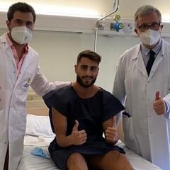 Luis Muñoz, operado con éxito de su rotura de ligamento cruzado
