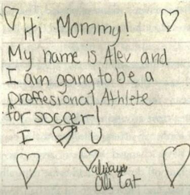 “Seré futbolista”: la carta de Alex Morgan a su mamá en la infancia