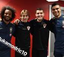 Marcelo, Kovacic, Casemiro y Modric se fotografían en Anfield