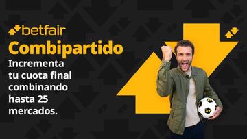 Ucrania vs. Bélgica: Combipartido de Betfair a cuota 28.0