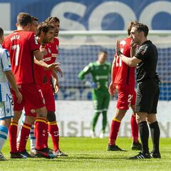 Los penaltis no pitados en Anoeta indignan a Bordalás y a Antunes