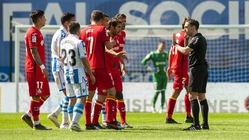 Los penaltis no pitados en Anoeta indignan a Bordalás y a Antunes