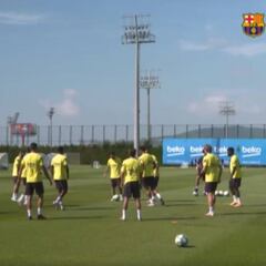 El Barcelona vuelve al trabajo tras el tropiezo ante el Sevilla