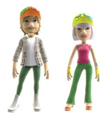 Más diseños para los avatares de Xbox 360