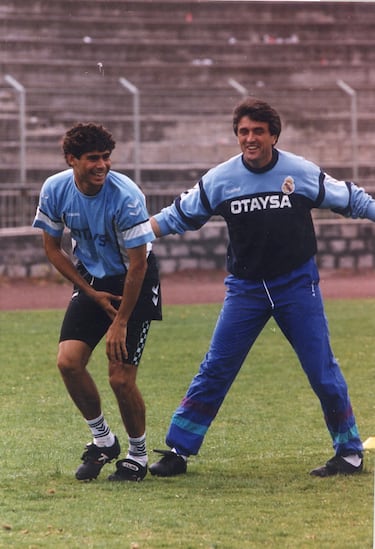 En marzo de 1991 fue nombrado entrenador del Real Madrid. Apenas estaría 38 partidos como máximo responsable técnico. Su gran aporte fue situar a Fernando Hierro en el centro del campo, El malagueño le devolvió la confianza con goles.