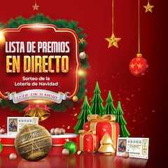 Lista de premios de la Lotería de Navidad 2022: comprueba tu número y dónde ha caído ‘El Gordo’