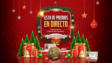 Lista de premios de la Loter¨ªa de Navidad 2022: comprueba tu n¨²mero y d¨®nde ha ca¨ªdo ¡®El Gordo¡¯