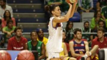 Palomares, en los triples.