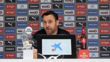 Sergio González en rueda de prensa