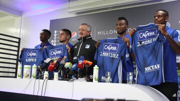 Millonarios presenta sus cuatro refuerzos y se alista para debut
