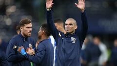 Pepe, en el partido de Champions ante el Shakhtar.