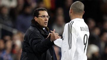 Luxemburgo al sustituir a Ronaldo.