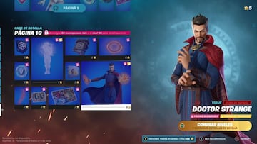 Hay m¨¢s objetos del Doctor Strange en la P¨¢gina 10 del Pase de Batalla