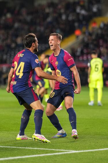 El jugador del Barcelona fue el único capaz de derribar el muro que Leo Román había colocado en la portería del Mallorca. El futbolista azulgrana en mejor forma en esta recta final de temporada.