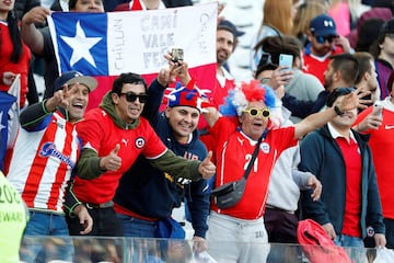 Las bellas postales de la previa entre Chile y Argentina