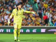 Carlo Acevedo of Santos during the 13th round match between Santos and America as part of the Liga BBVA MX Varonil, Torneo Clausura 2026 at TSM Corona Stadium, on April 04, 2026 in Torreon, Coahuila, Mexico.