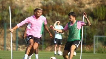 La Ponferradina se entrena hoy en doble sesión. Foto del club.