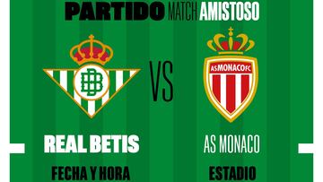 Cartel del Betis-Mónaco.