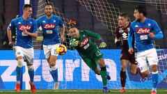 David Ospina atajando ante Torino en la Serie A 