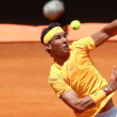 Nadal remonta un set a Fognini y vuelve a la semifinal de Roma