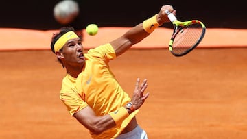 Nadal remonta un set a Fognini y vuelve a la semifinal de Roma