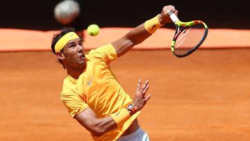Nadal remonta un set a Fognini y vuelve a la semifinal de Roma