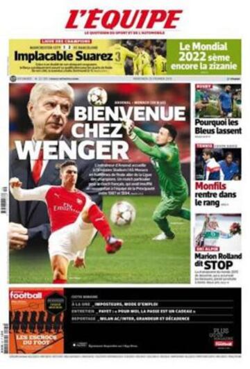 Portadas de la prensa deportiva