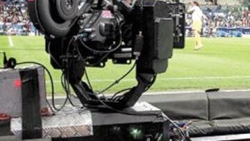 <b>AL DETALLE. </b> Una de las cámaras que siguió a Zidane en el encuentro.