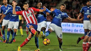 El Girona empata con el Tenerife y entra en puestos de ascenso