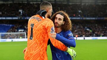Cucurella apoya a Robert S¨¢nchez: ¡°Todos tuvimos momentos duros...¡±