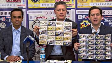 América presenta billete de lotería conmemorativo al centenario