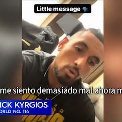 Kyrgios, positivo antes del Open: "Estoy tomando precauciones, aunque no las ideales"