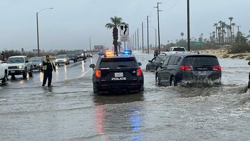 El sur de California sufrió los estragos de la tormenta tropical y la lluvia estableció récords en algunas partes del estado.