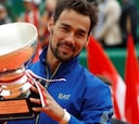 Fognini vence a Lajovic y logra su primer Masters 1.000 en Montecarlo