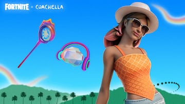 fortnite coachella 2023 evento nuevas skins isla creativa misiones premios gratis