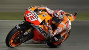 Marc Márquez, del Repsol Honda, en Qatar.