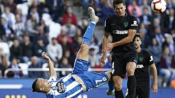 07/10/18 PARTIDO SEGUNDA DIVISION 
 DEPORTIVO DE LA CORU&Ntilde;A - MALAGA   
 EXPULSION QUIQUE GONZALEZ  LUIS H. FALTA 