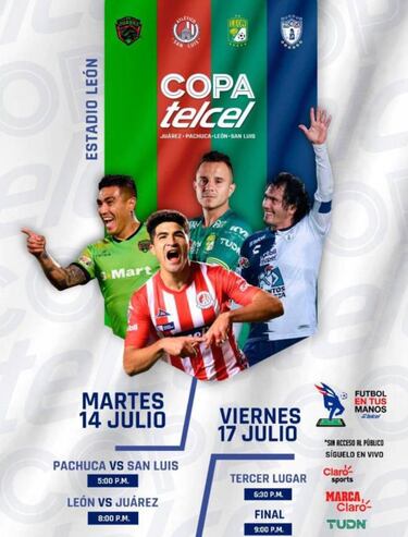 Copa Telcel: Partidos, fechas, horarios y equipos del torneo