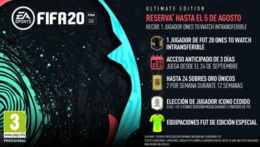 FIFA 20: todas las ediciones, contenidos, precios y diferencias
