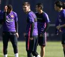 El Barça se vuelve a entrenar pendiente de Busquets