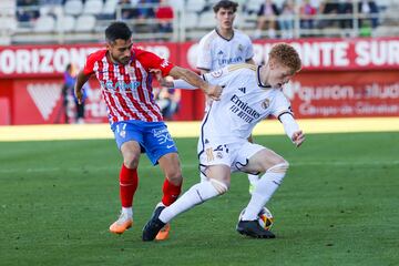 Jeremy, con el Castilla, en el duelo contra el Algeciras. 