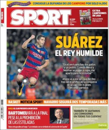 Portadas de la prensa mundial