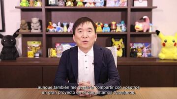 Tsunekazu Ishihara, presidente de The Pokémon Company, durante el Pokémon Presents del pasado 17 de junio.