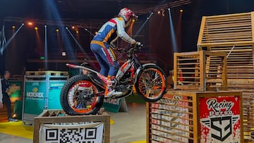 Toni Bou, con la Montesa del Repsol Honda en el X-Trial de Suiza.