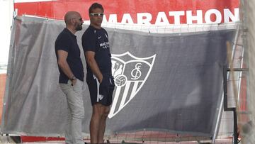 Monchi, con Lopetegui. 